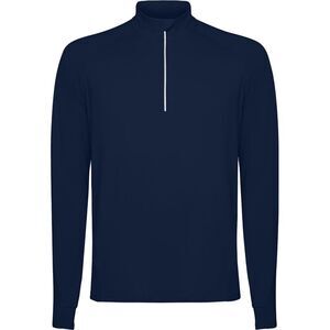Roly Mens Estambul Quarter Zip Long-Sleeved Sweatshirt / Navy Blue
